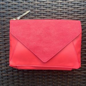 NEW Lancome Paris Make Up Cosmetic Travel Bag Pouch brush compartment 9.5 x 7